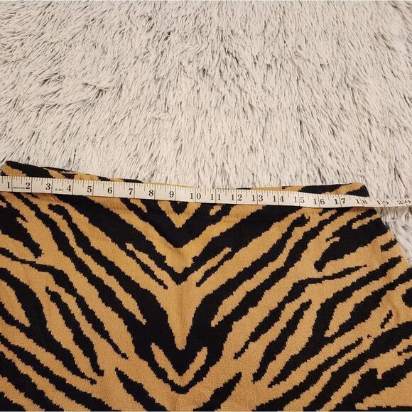 Lane Bryant brown zebra lion print stretch comfy sweater shirt plus size 4X New - Picture 8 of 8